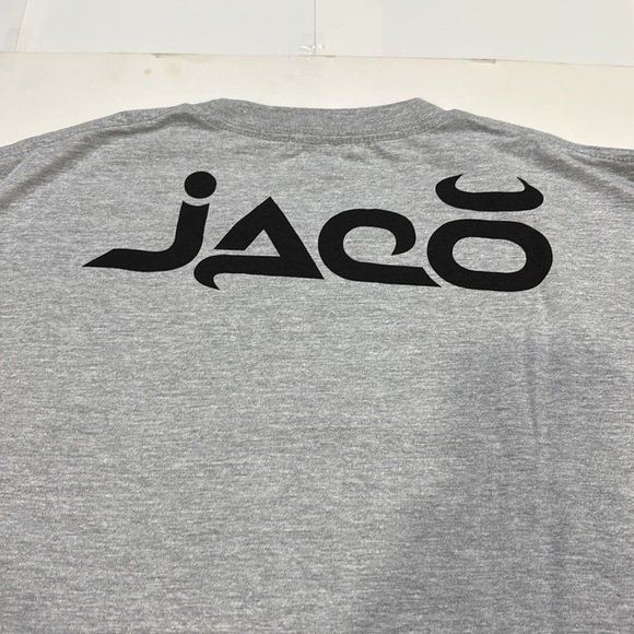 JACO Men's Gray T-Shirt with Black Logo new without tags XL never worn! - Picture 5 of 6